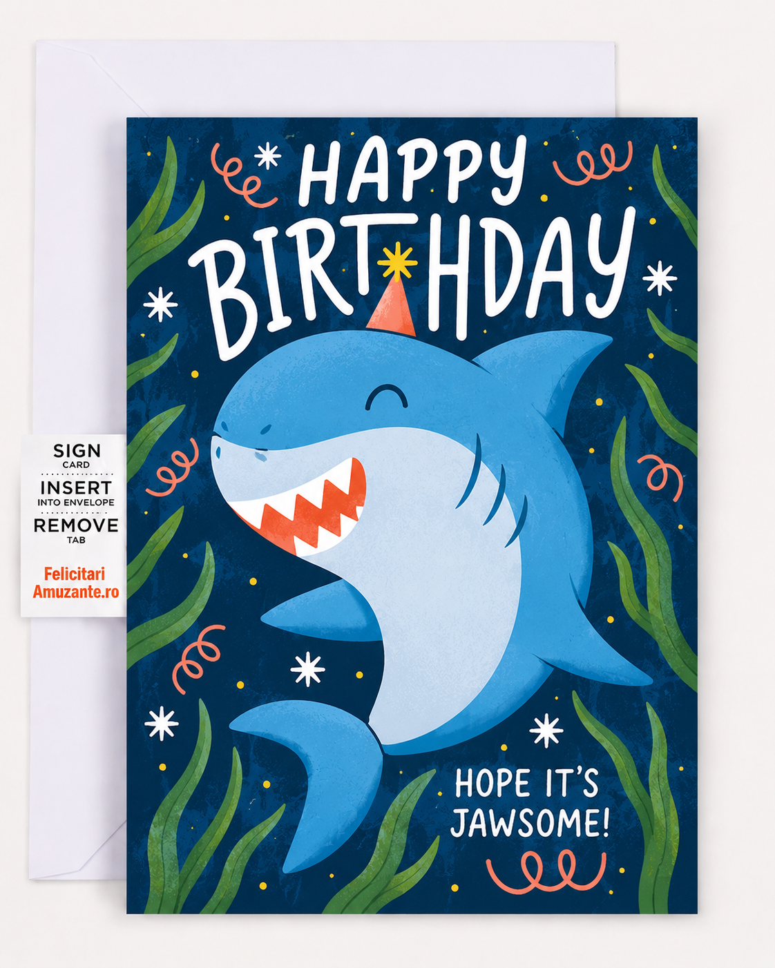 Felicitare Amuzantă Rechin - BabyShark
